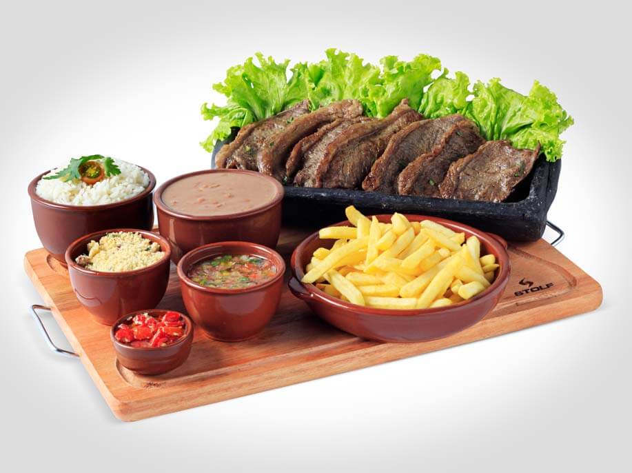 Almoço Executivo com Picanha Restaurante Panela Véia, fotografia de comida