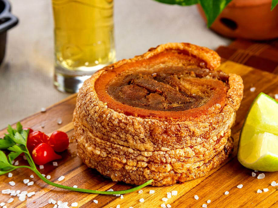 Torresmo de rolo Zinbar, foto de comida em Campinas